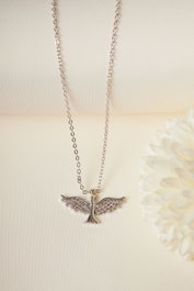 Heliophilia Silver Collar de Metal Plateado